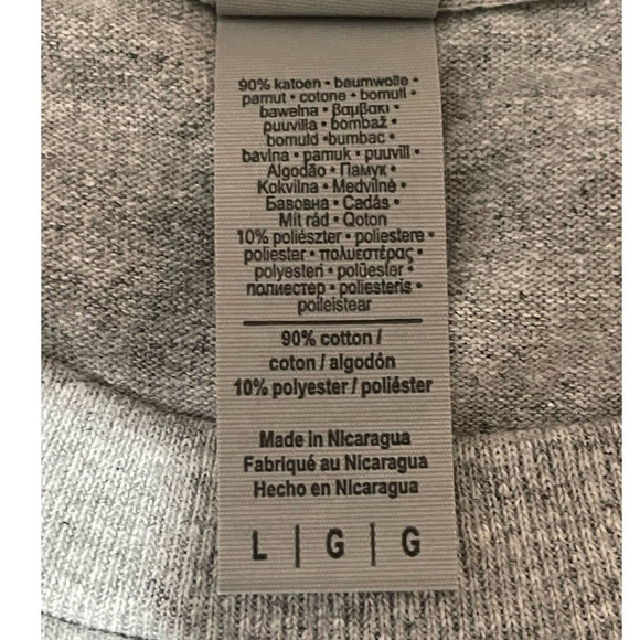 Blessed Custom T-Shirt Unisex Large Gray with Metallic Blue Graphic Christian - Picture 4 of 5